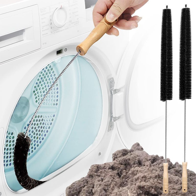 Bendable chimney dryer Washing machine pipe range hood cleaning brush Multi-functional slit small brush