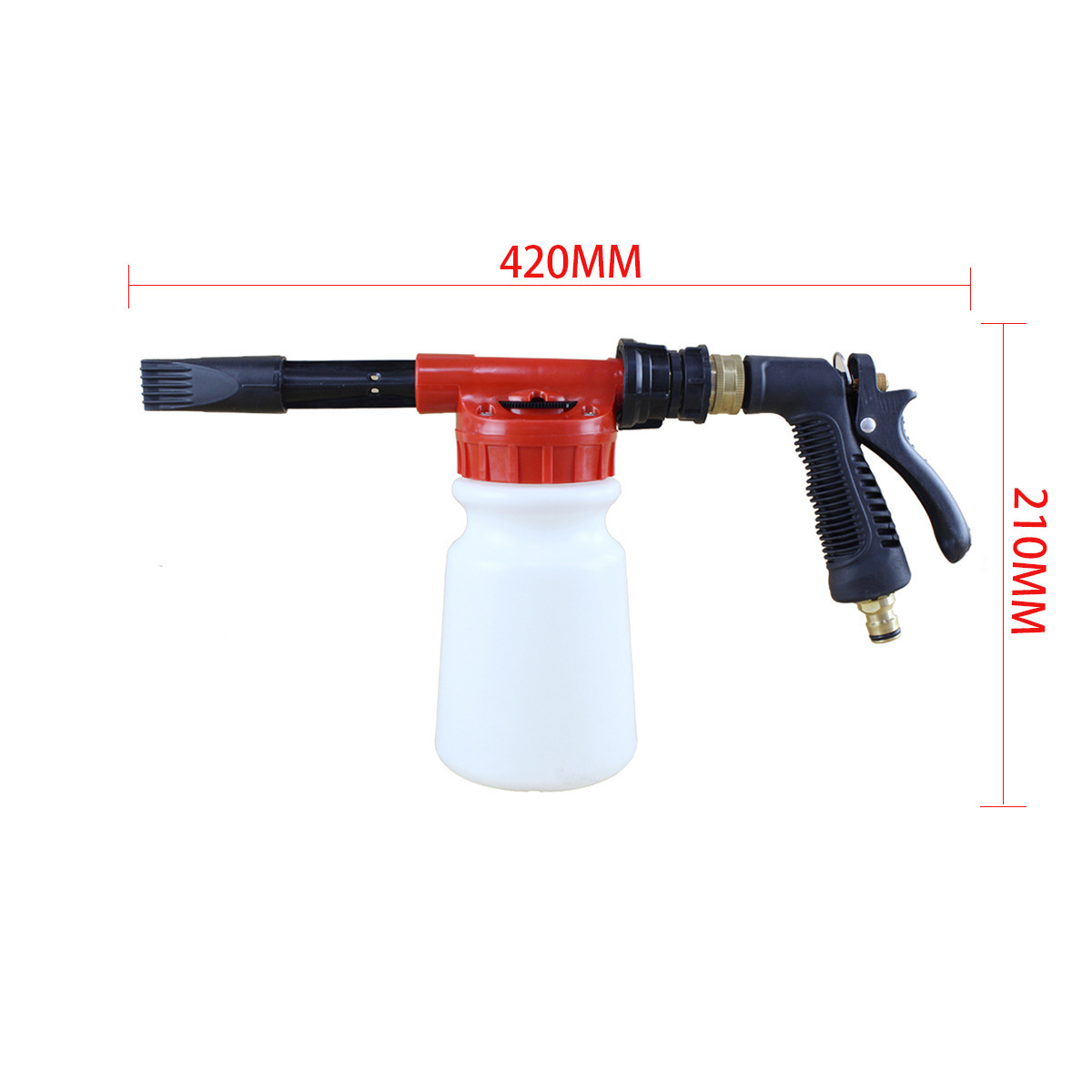 car wash foam cannon garden hose water pressure foam lance washing car