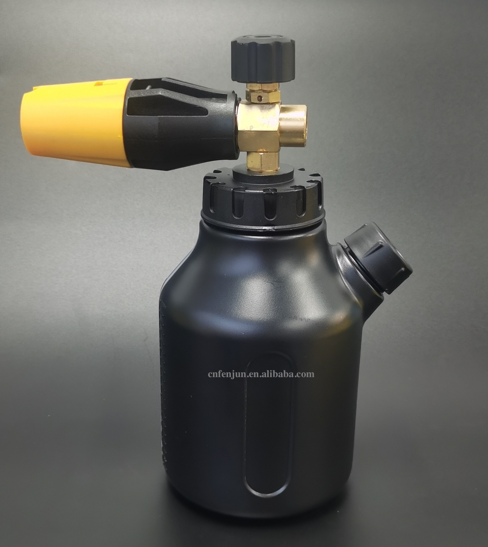 customize snow foam cannon with big black bottle  foam gun cannon