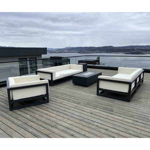 Modern Outdoor Aluminum Furniture Patio Crafted Of Enduring Metal Garden Lounge Chair Sofa Set