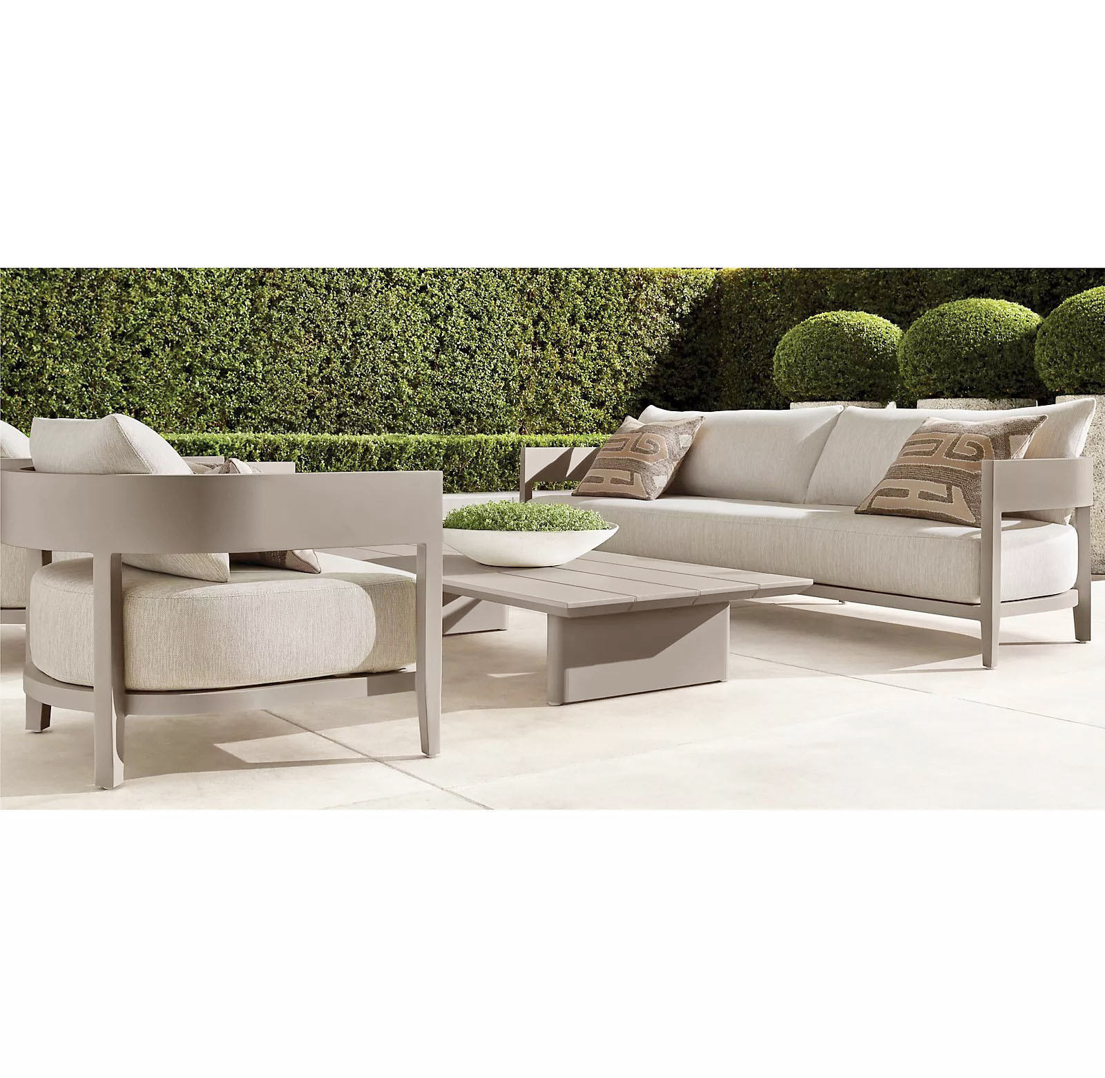 Luxury Furniture Garden Sets Outdoor Sofa Patio Furniture Modern Aluminium Garden Furniture Outdoor Set