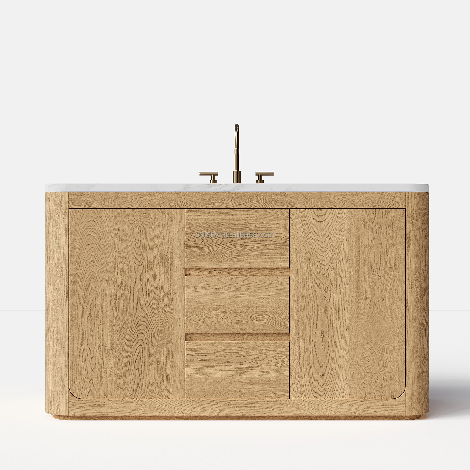 American Style Modern Double Sink Bathroom Vanity Solid Wood Bathroom Vanities Wood Wall Mounted Vanity For Bathroom