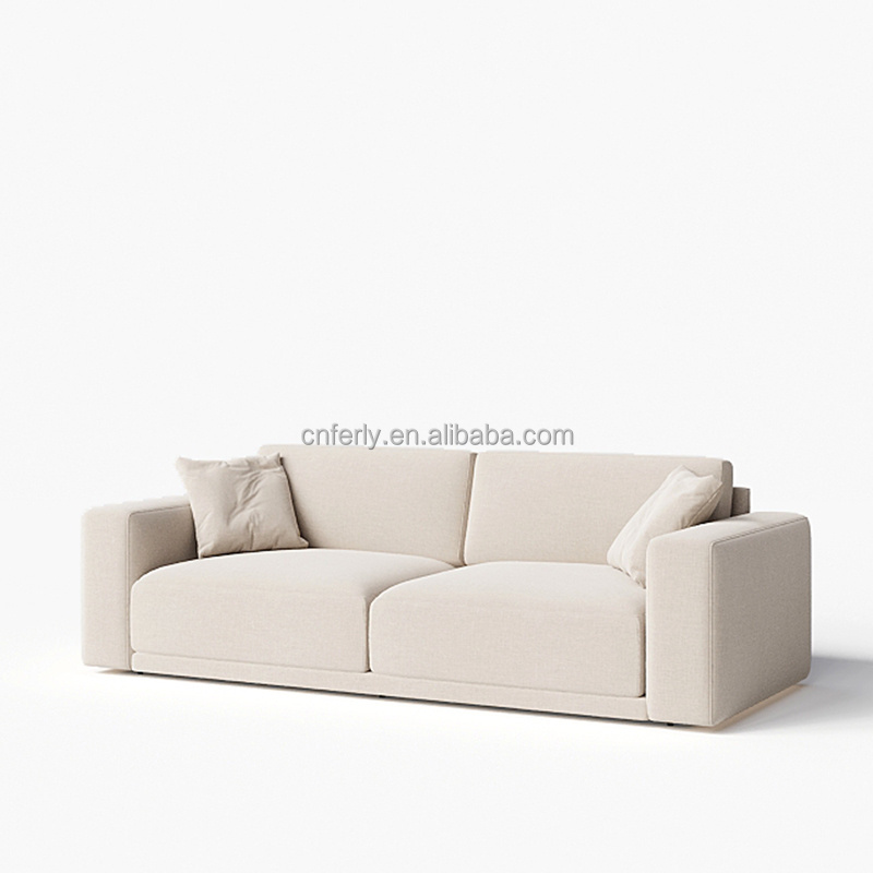 FERLY Hot Sale Modern Mid Century L Shaped Sofas Design LIving Room Sofa Set Modular Sectional Sofa Set