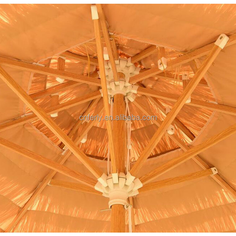 Outdoor Furniture Thatch Parasol Unique Patio Umbrella for Garden Pool Beach Straw Umbrella