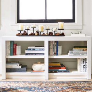 Luxury Modern Living Room Furniture Living Room Bookcase American Style White Oak Low Bookcase