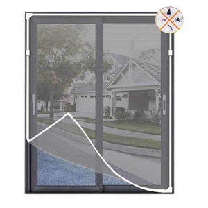 Magnetic Insect Window Mesh Fiberglass Fly Screen for Window DIY Magnetic Strips Windows Anti Mosquito Soft Screen Window