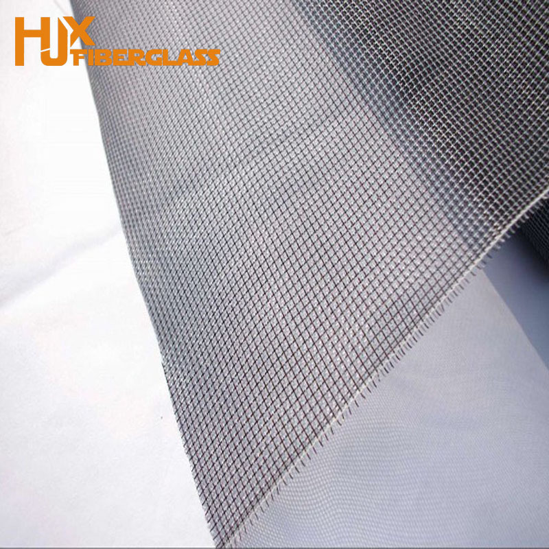 Hot Selling 84 in. x 25 ft. charcoal fiberglass waterproof no see um window screen