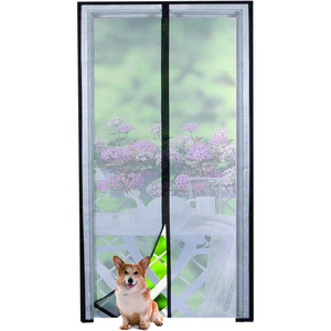 Magnetic fly screen 48x96 magnetic screen door with Heavy Duty Mesh Curtain for Keep Fly Bug Out magnetic net door