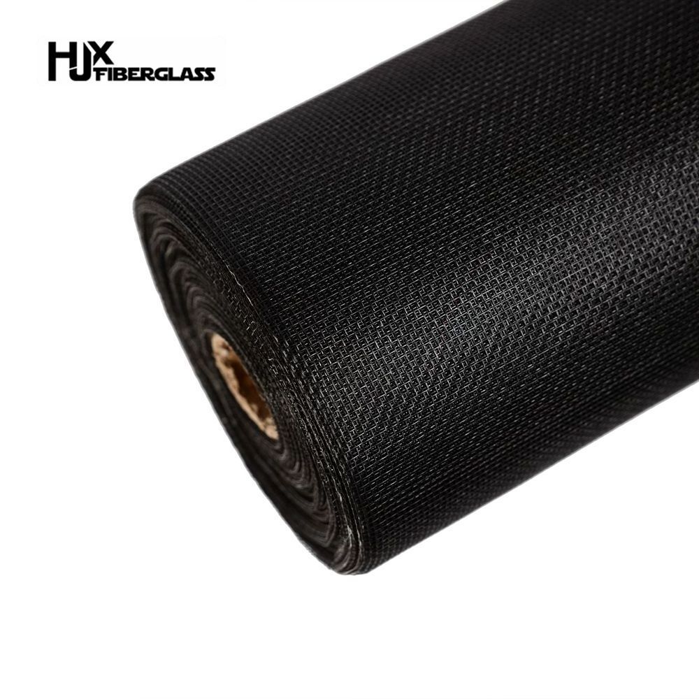 Wholesale Modern Design Fiberglass Antimosquito Screen PVC Coated Black Fly Mesh for Windows