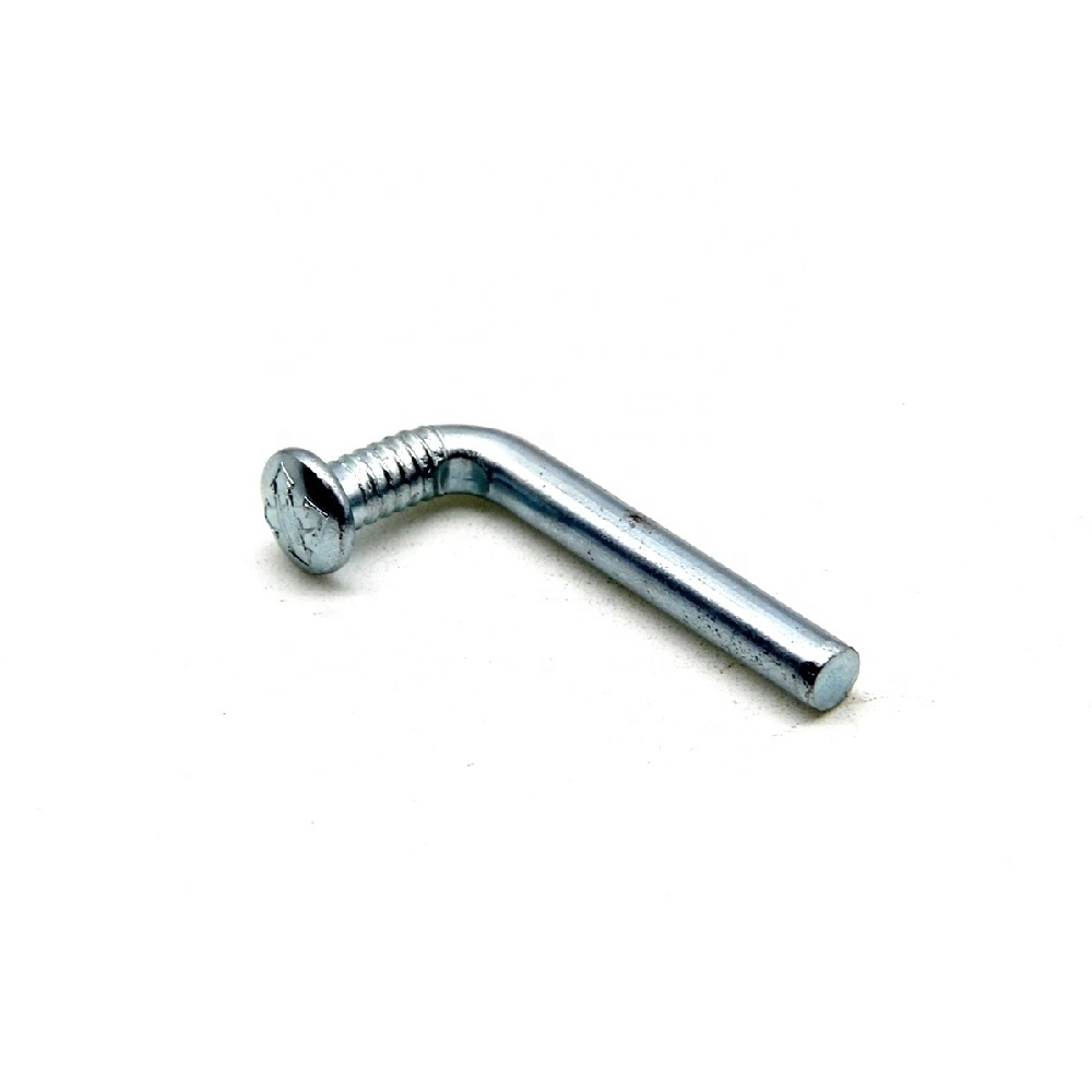 steel zinc plated warehouse and storage rack pallet L type bended safety pin drop stop pin locking pin