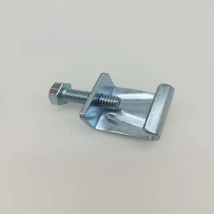 C shaped bracket with thread nut