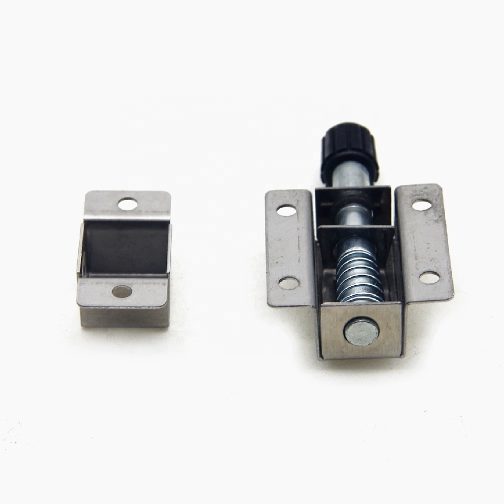 stainless steel push button automatic open door window barrel slding bolt spring load lock latch