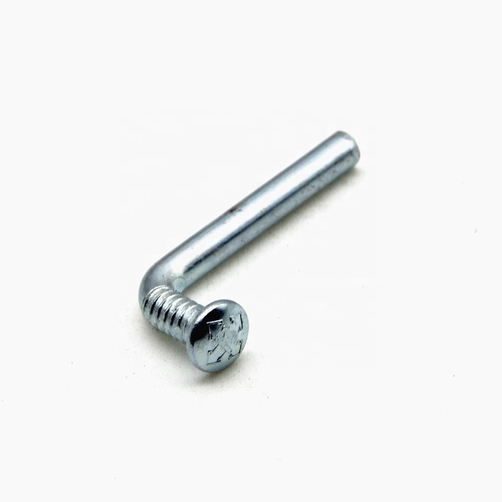 steel zinc plated warehouse and storage rack pallet L type bended safety pin drop stop pin locking pin