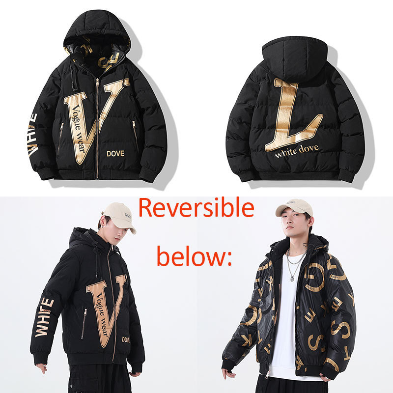 Double-sided Down Jackets Warm Wholesale Jacket For Men Cold-proof Man Winter Jacket Men Fashion Custom Clothing