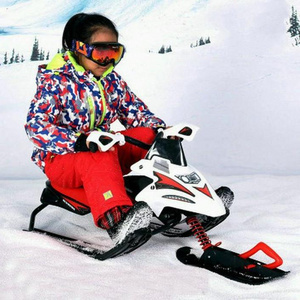 snowmobile motor ski scooter Winter Children Kids electric bike sledge snowmobile snow scooter