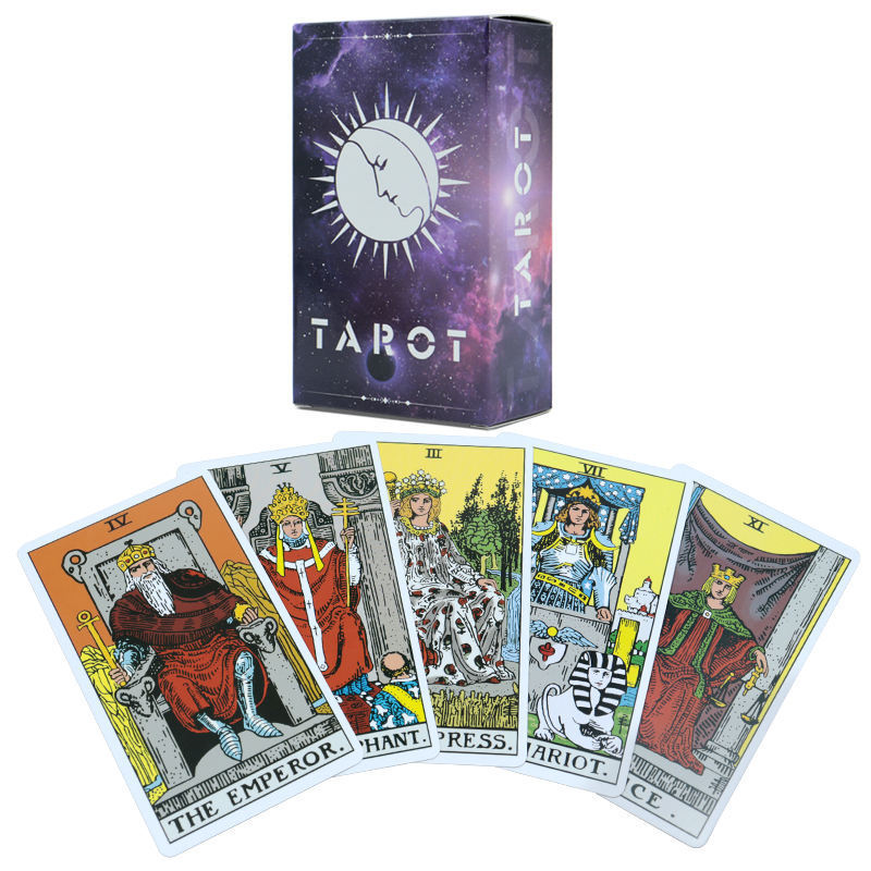 Wholesale 78pcs Tarot Cards High Quality Paper Custom Printing Tarot Card Deck Divination Card For Women