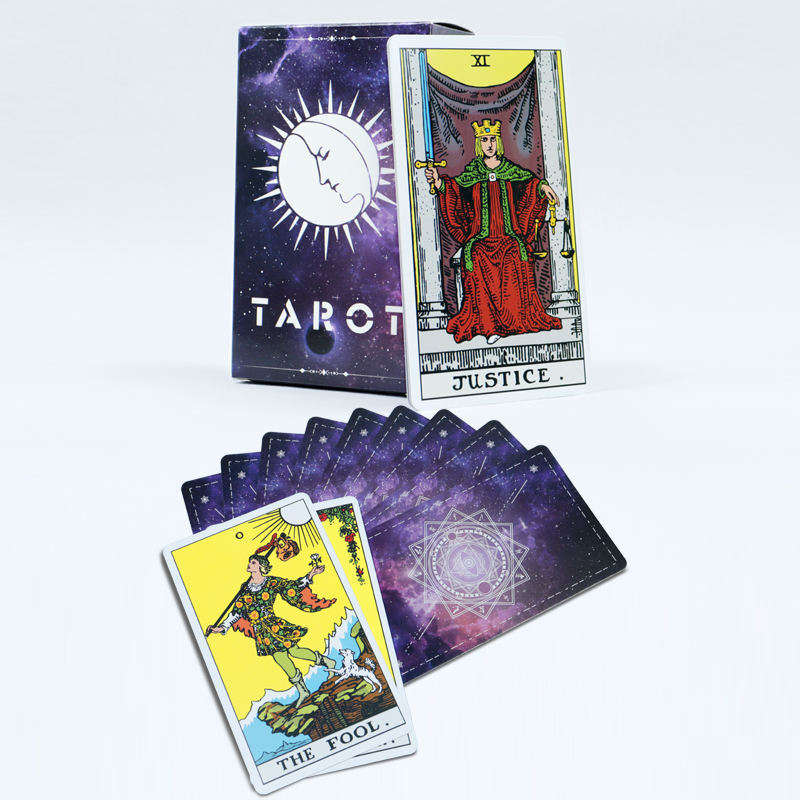 Wholesale 78pcs Tarot Cards High Quality Paper Custom Printing Tarot Card Deck Divination Card For Women