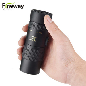 FW7-17X30 Zoom Monocular Telescope 3000M Long Range Telephoto Lens for Mobile Phone Cellphone