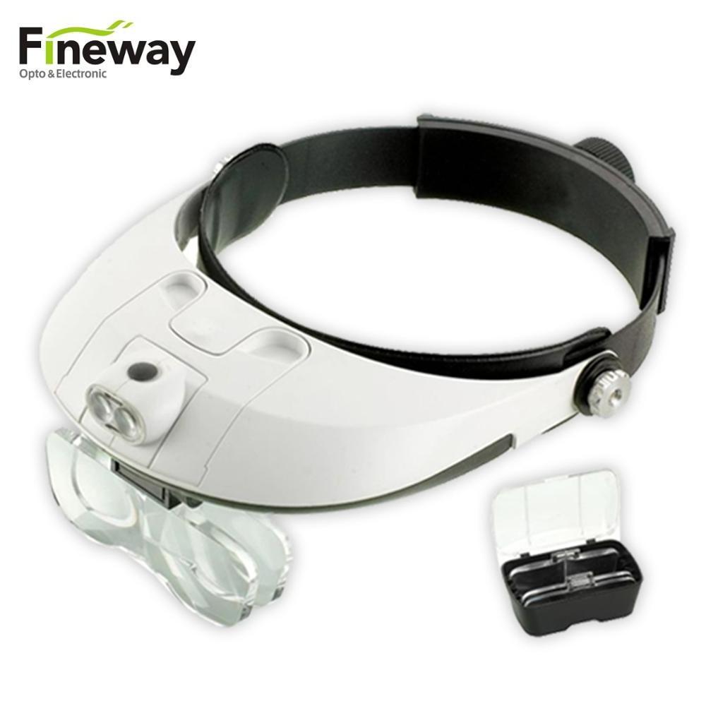 FW81001-G 1.0X,1.5X,2.0X,2.5X,3.5X Five Lens Interchangeable Head Light Loupe Surgical Magnifier