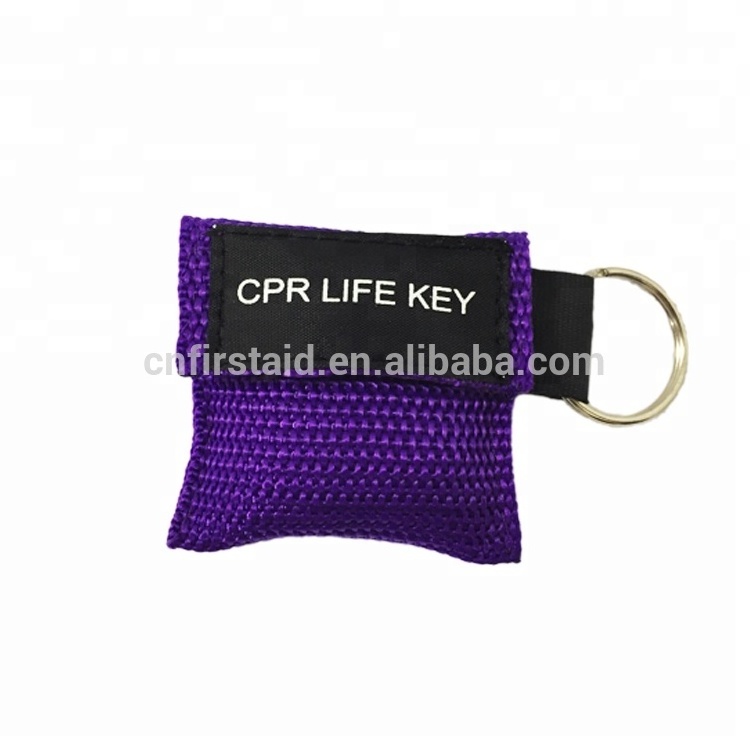 cardiopulmonary  kit CPR mask IN POUCH Nylon Bag One Way Valve