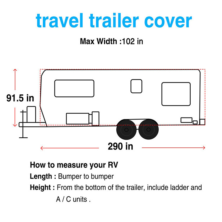 best rated travel trailer covers camper covers 32 ft travel trailer cover