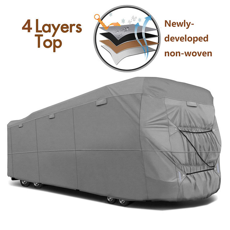 Newly-developed non-woven rice horse trailer cover retractable semi trailer covers ramp door gap cover