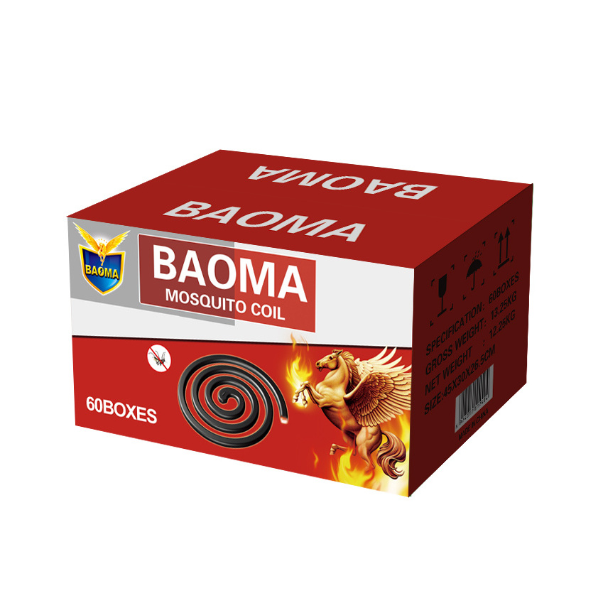 China Factory BAOMA Brand Mosquito Coils Exporters Ghana Mosquito Killer Mosquito Destroyer Coils