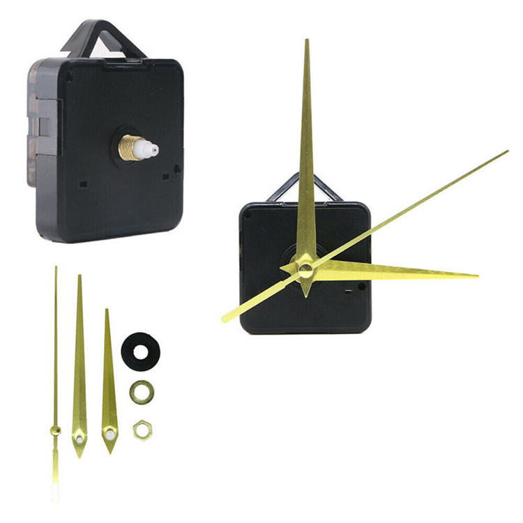 gold hands quartz silent sweep quartz clock kit battery powered hand clock mechanism