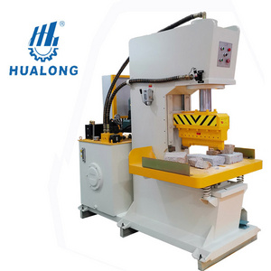 Hualong stonemachinery HLSY-S90H easy to operate Hydraulic rock guillotine granite block splitting Stone Splitter for sale