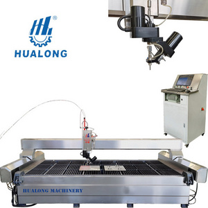 Hualong Machinery Water Jet Cutting Table Small Size Metal Aluminium Waterjet Cutting Machine