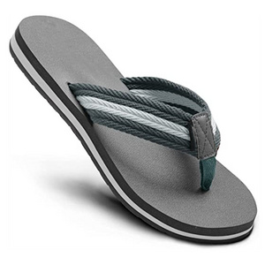 cheap wholesale flat rubber flip flops leather men original flip-flops leather slippers for men's leather mules/flip flops