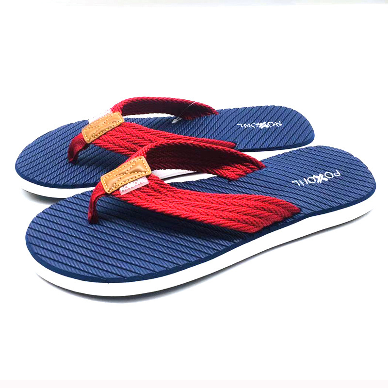 New design men's slippers flipflop 2021 men woman summer PU leather male sandal shoes man beach EVA sandals flip flop slippers