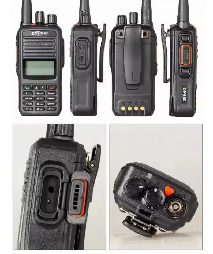 DMR Portable Radio Kirisun DP480 DP485 walkie talkie hand-held Walkie Talkie for Business 100 mile DP485 DP480 Two Way Radio