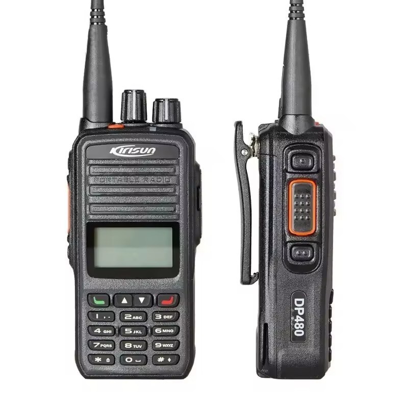 DMR Portable Radio Kirisun DP480 DP485 walkie talkie hand-held Walkie Talkie for Business 100 mile DP485 DP480 Two Way Radio