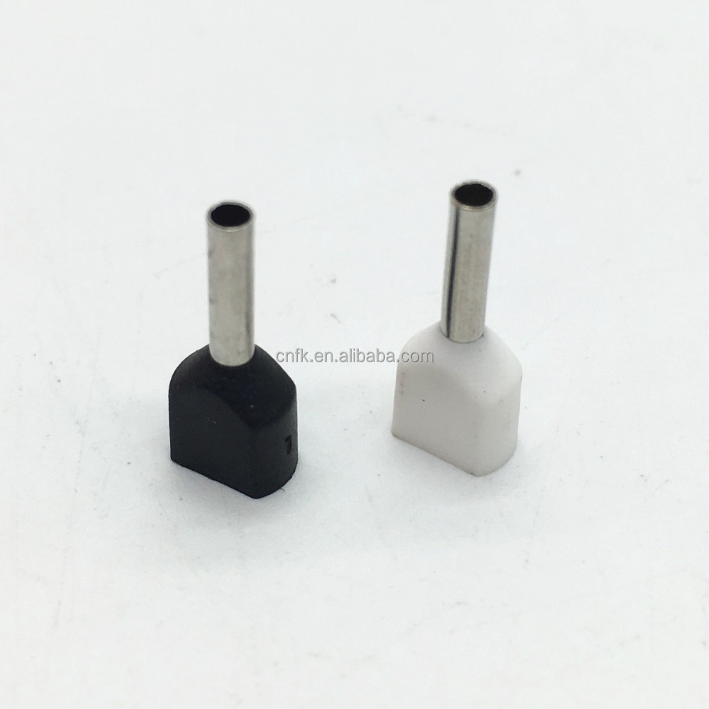 TE1008 Insulated Double Crimping Ferrule Terminal