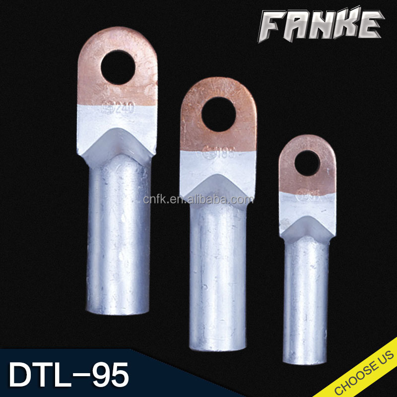 DTL-95 95mm2 Bimetallic Copper Aluminum Cable Lug Types