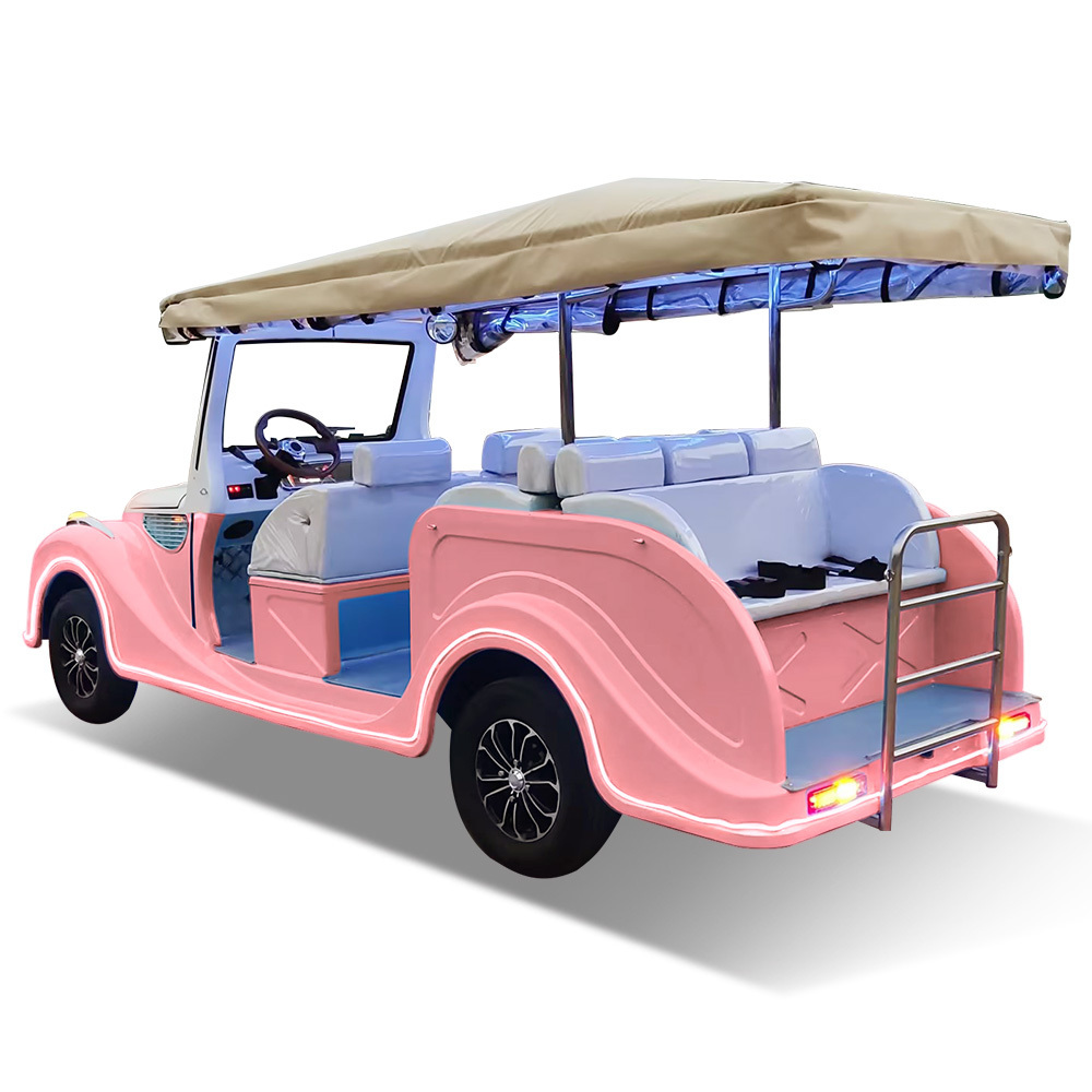 Pink Mini Luxury Cheap for Electric Classic Car shuttle Electric Car Roadster