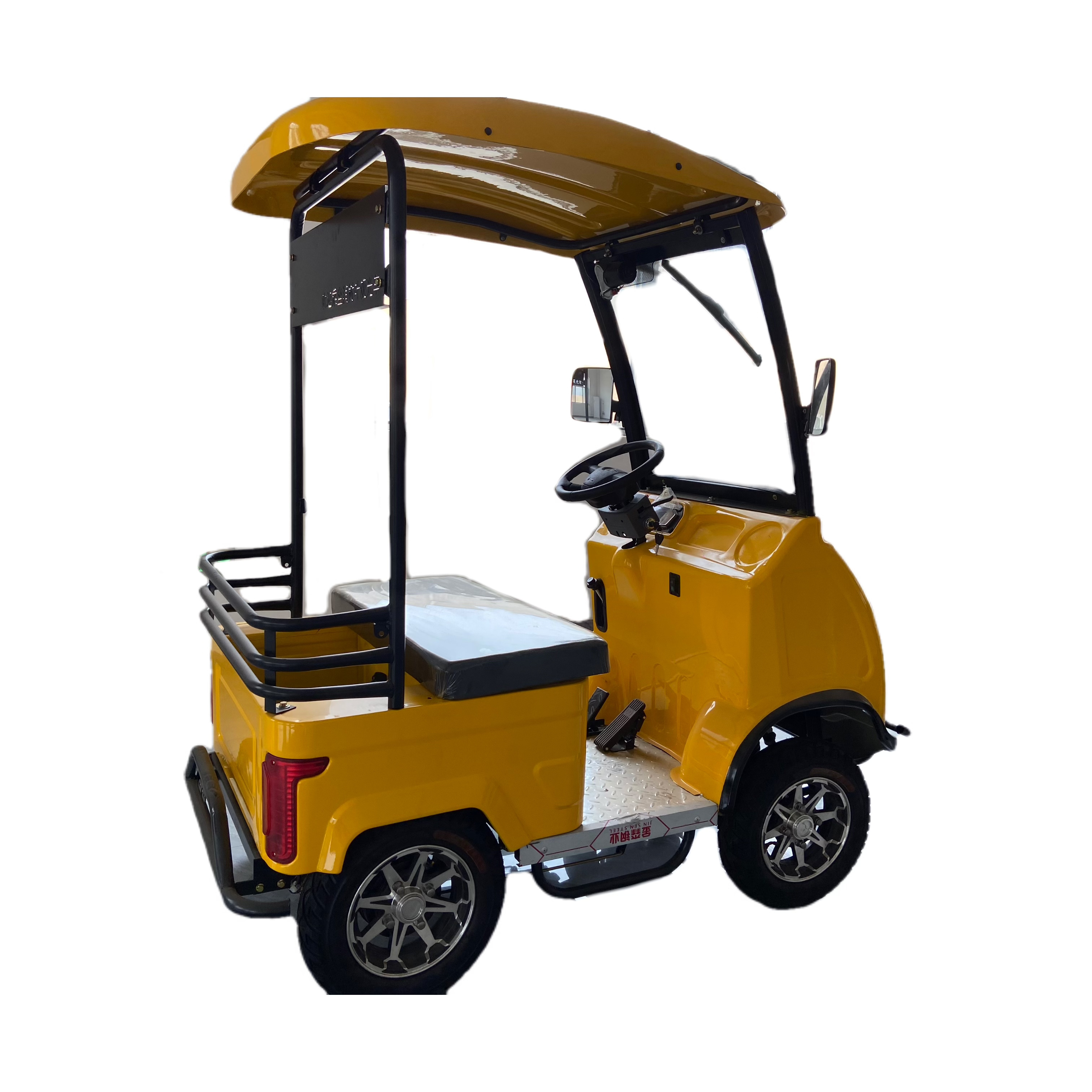 Mini High Chassis Golf Carts 2 seat manufacture with storage space at back Cheap Price High quality golf cart for sale