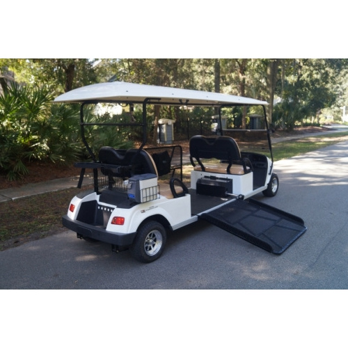 Medium Size Disabled Mobility Scooter Electric  golf cart with canopy 4 seats