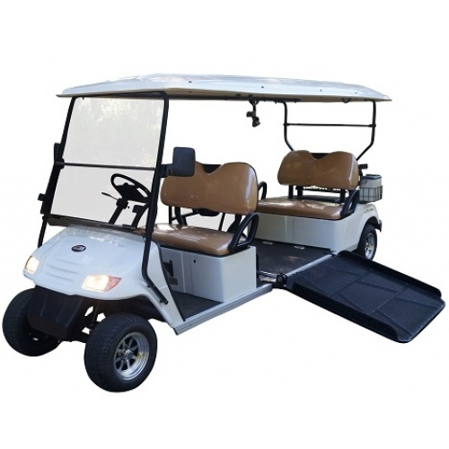 Medium Size Disabled Mobility Scooter Electric  golf cart with canopy 4 seats