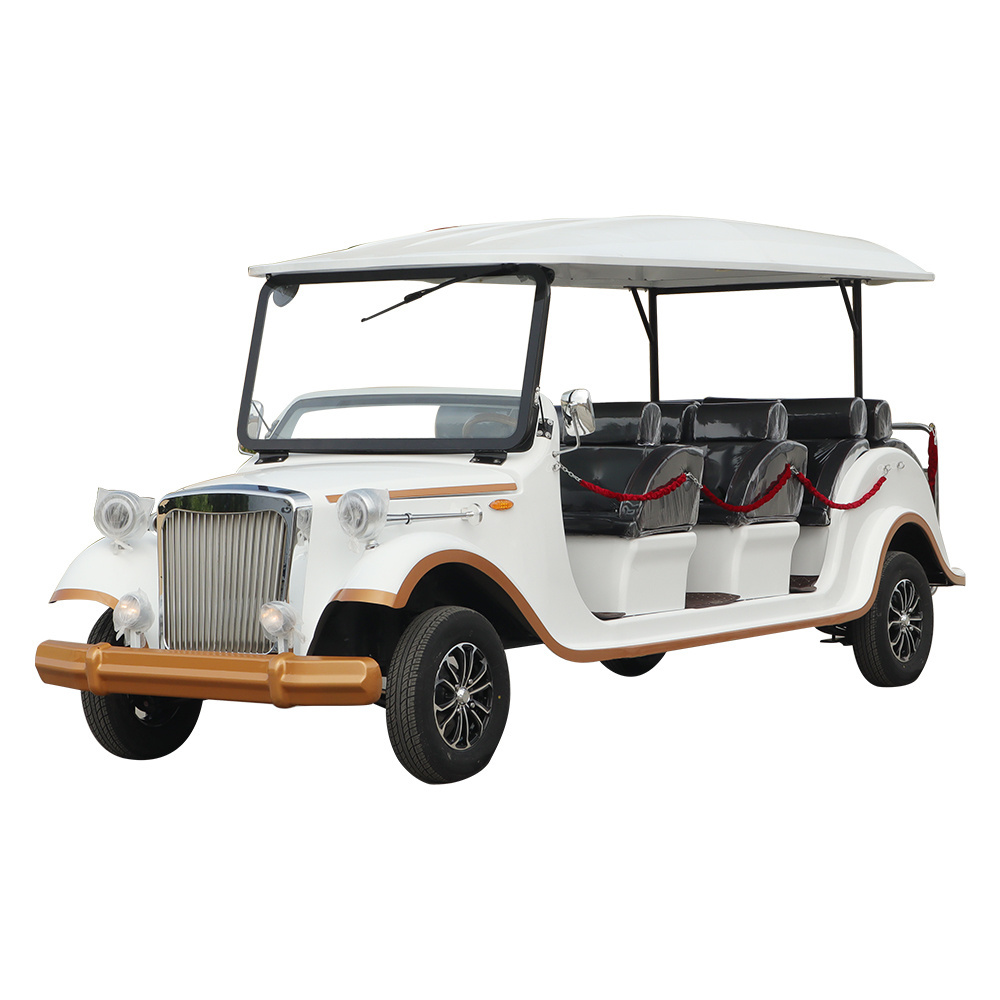 72v100ah 4KW battery powered Old Retro Golf Cart Buggy Antique Sightseeing Electric Vintage Classic Car