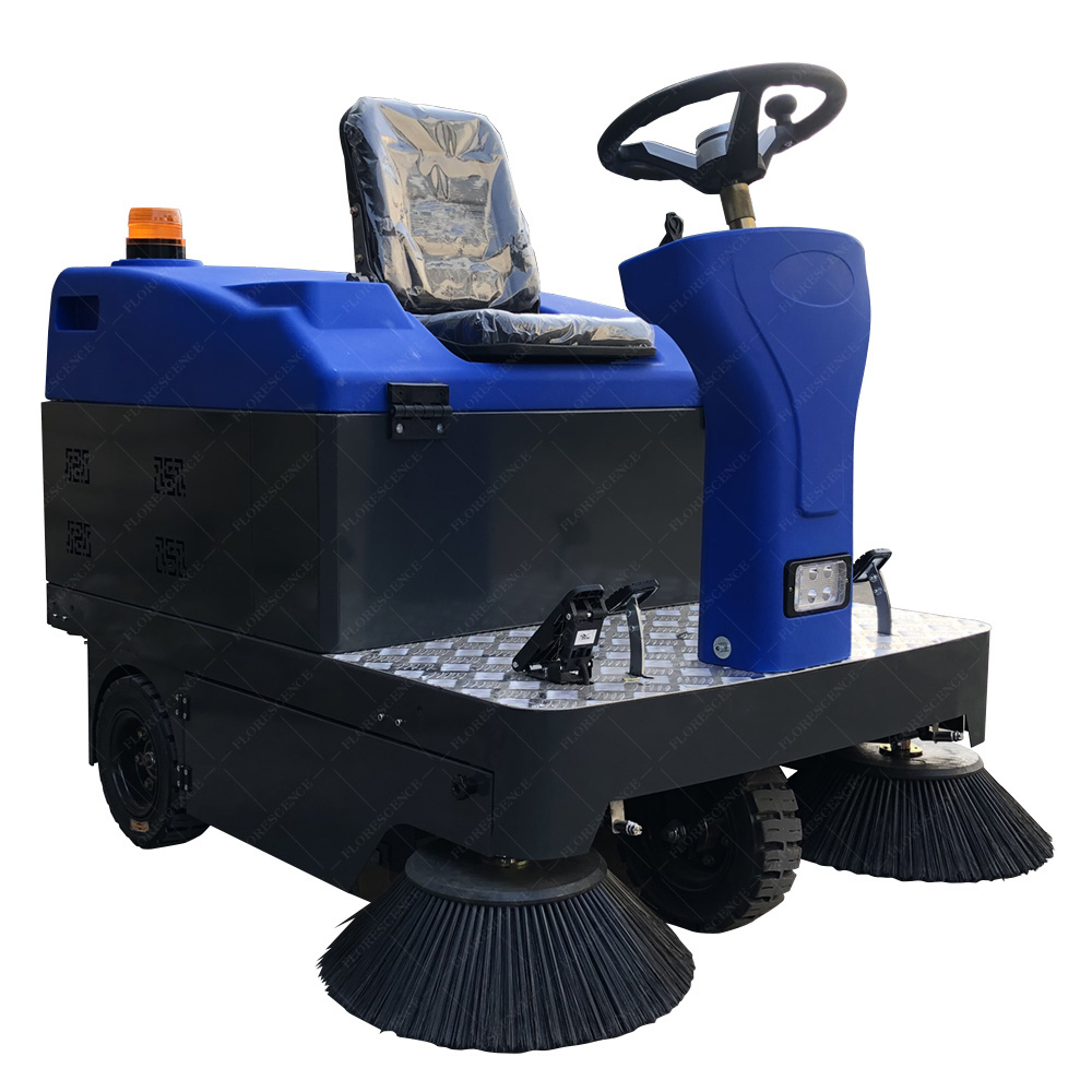 China made low price good quality battery power road sweeper industrial electric road cleaning street sweeper truck road sweeper