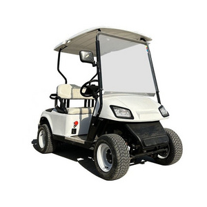 China hot sale or electric powered 2 Seater club car Golf Carts buggy with off road  tyres and lithium battery