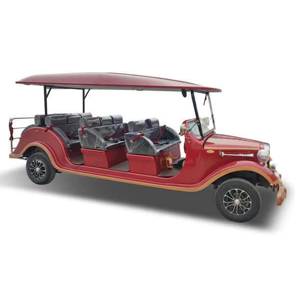 Wholesale Chinese Golf Cart Price Electric Off Road 4 Wheel classic bus 11 Seater For Sale