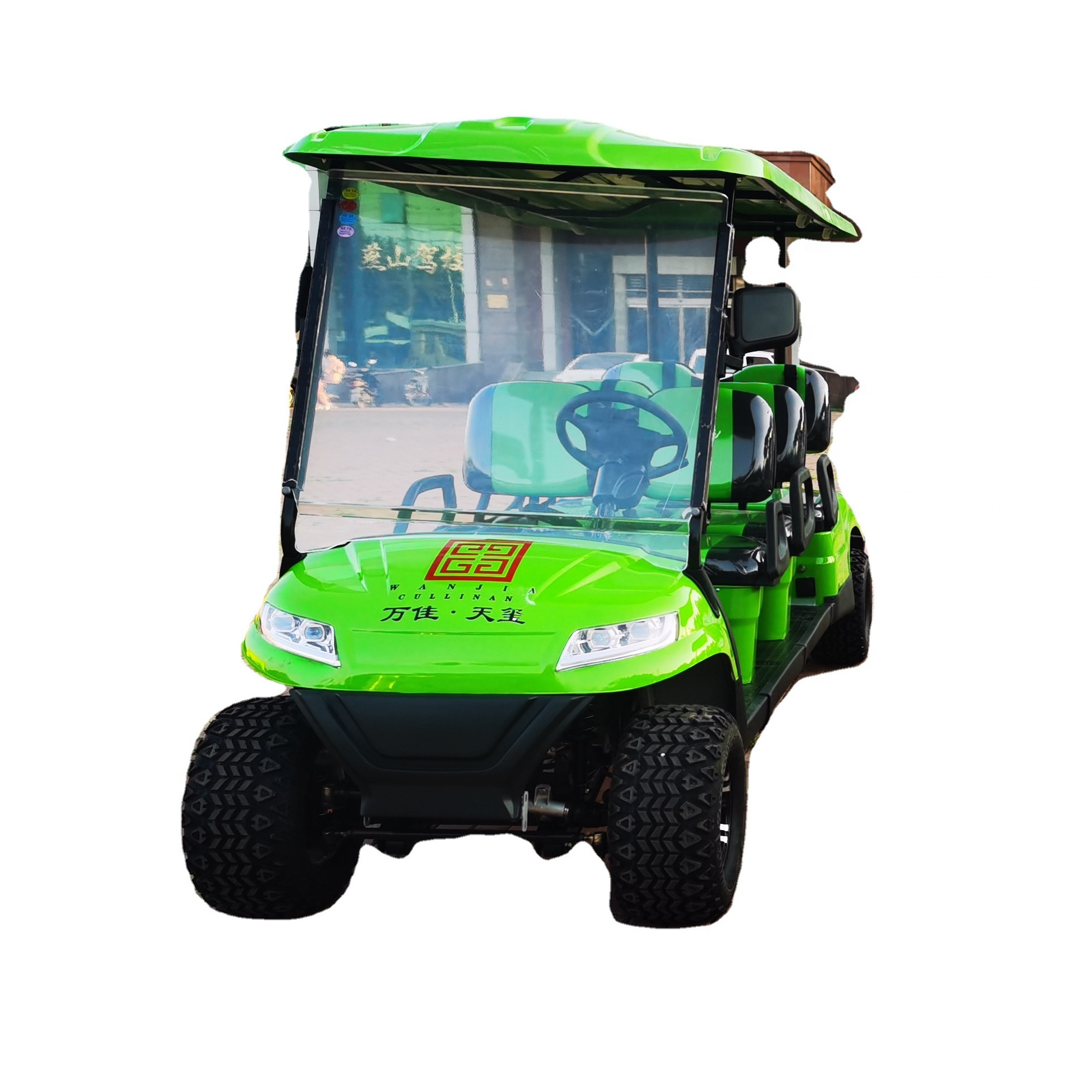 2024 New Design Automatic Customized 4 wheel 6Seaters 72V 4.0Kw  AC motorElectric Golf Carts