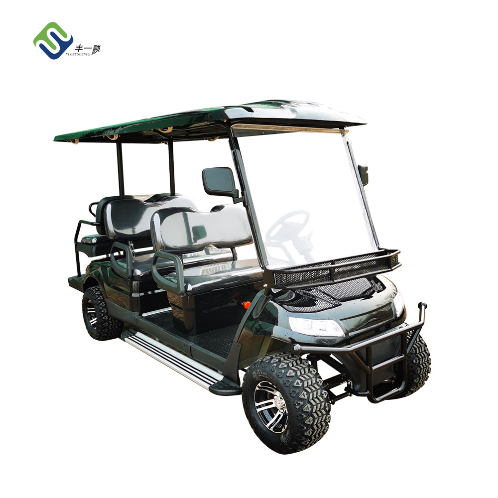 Cheap Luxury 6 Seater Low Speed Vehicle 4 Wheel Drive Push Electric Street Legal Golf Cart For Sale