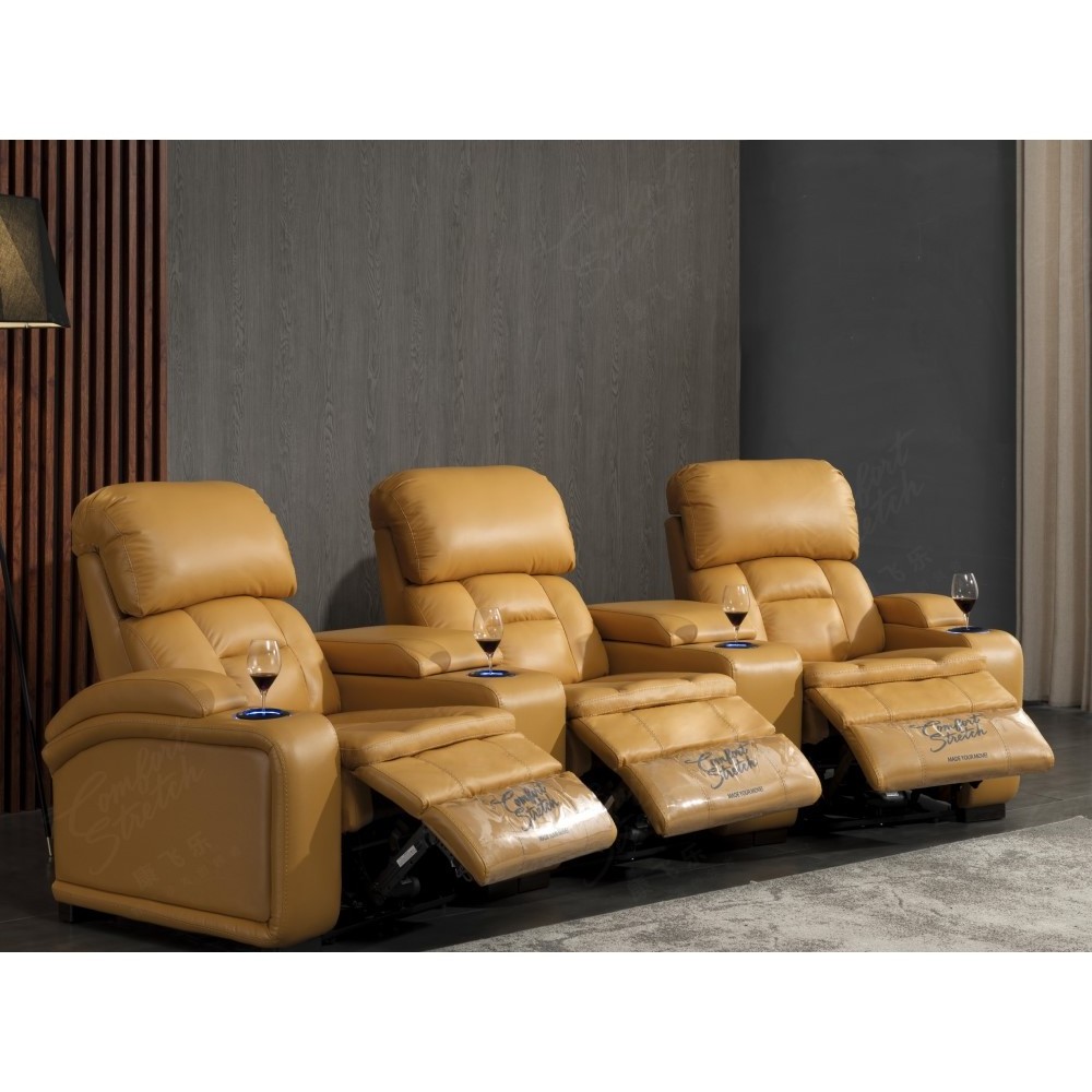 Modern Electric Recline Cinema Home Theater Seating Movie Theater Sofa