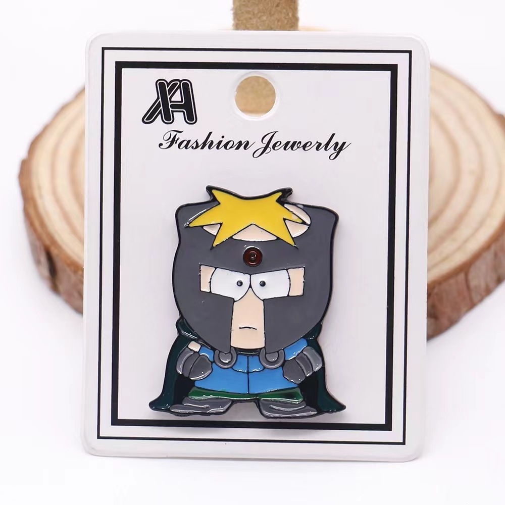 Anime Movies South Park Series Enamel Pins Collect Comic Funny Metal Cartoon Brooch Backpack Collar Lapel Badges