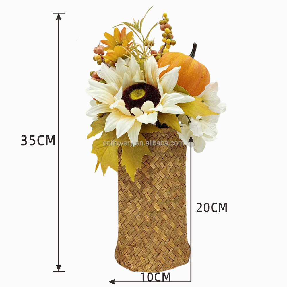 CNF-2401120C Wholesale Faux Flowers Modern Home Decor Harvest Pumpkin Artificial Flower Decoration Artificial Flowers Decoration