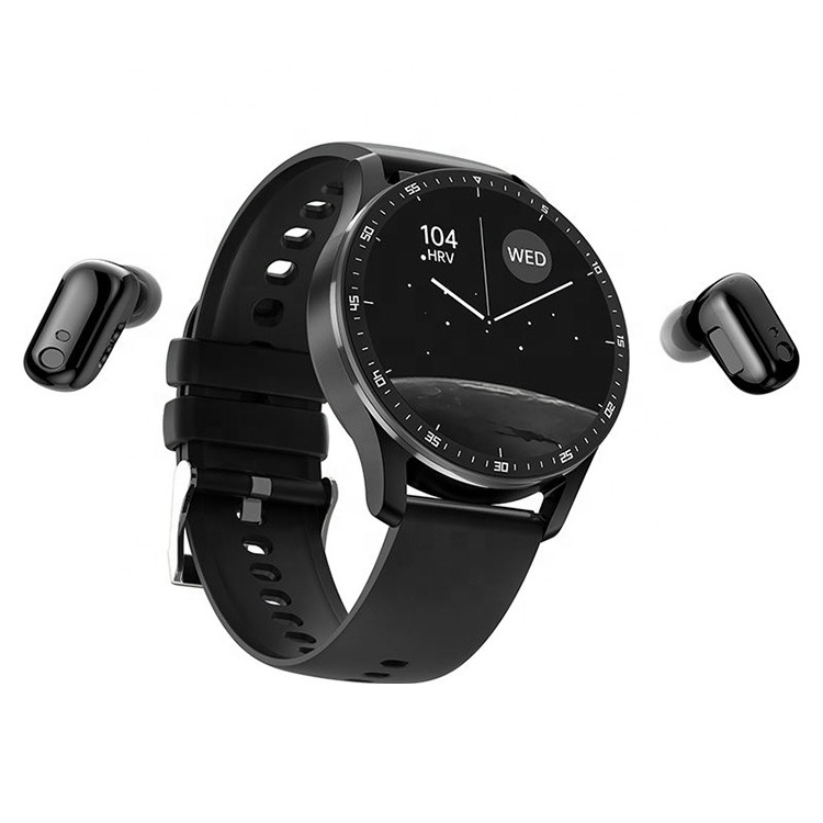 AMOLED Touch Screen Earphones Sport Smart Bracelet 2 in 1 Smartwatch With Earphones Smartwatches Airpod Watch With Headphones